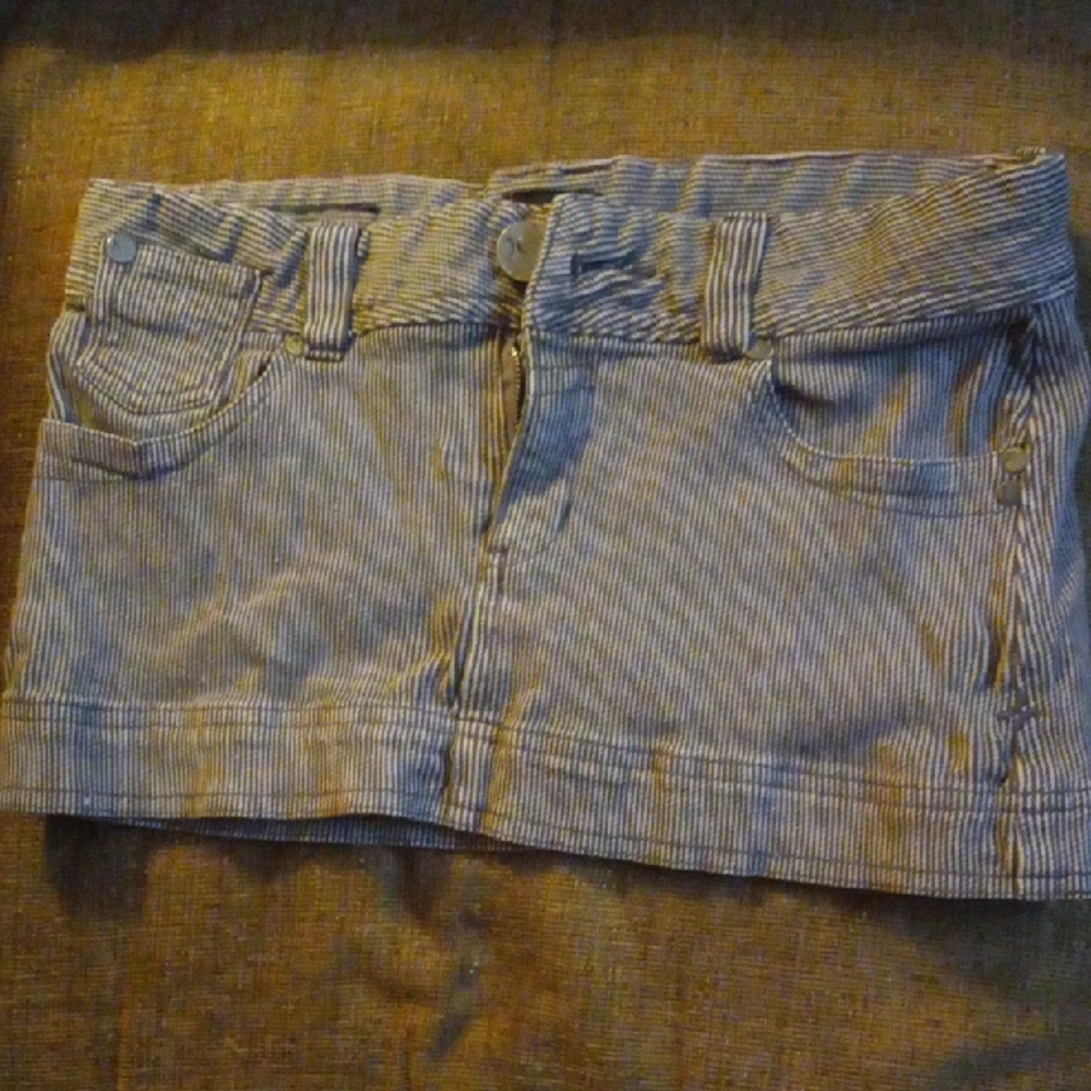Hurley Blue Striped Women's Skort